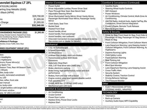 Used 2024 Chevrolet Equinox LT w/ Driver Convenience Package AWD/4WD image 26