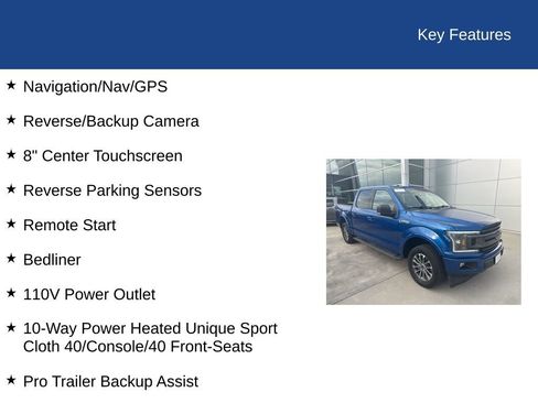 Certified 2018 Ford F150 XLT w/ Equipment Group 302A Luxury image 35