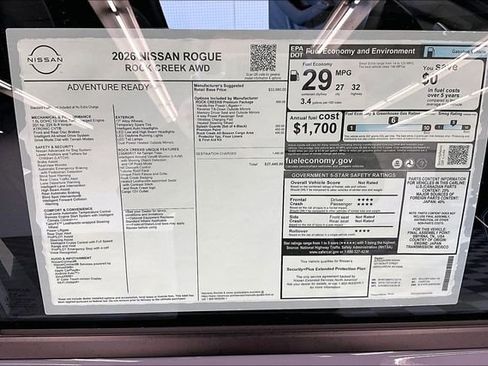 New 2026 Nissan Rogue SV w/ Rock Creek Premium Package AWD/4WD image 39