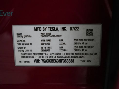 Used 2022 Tesla Model X Plaid AWD/4WD image 31