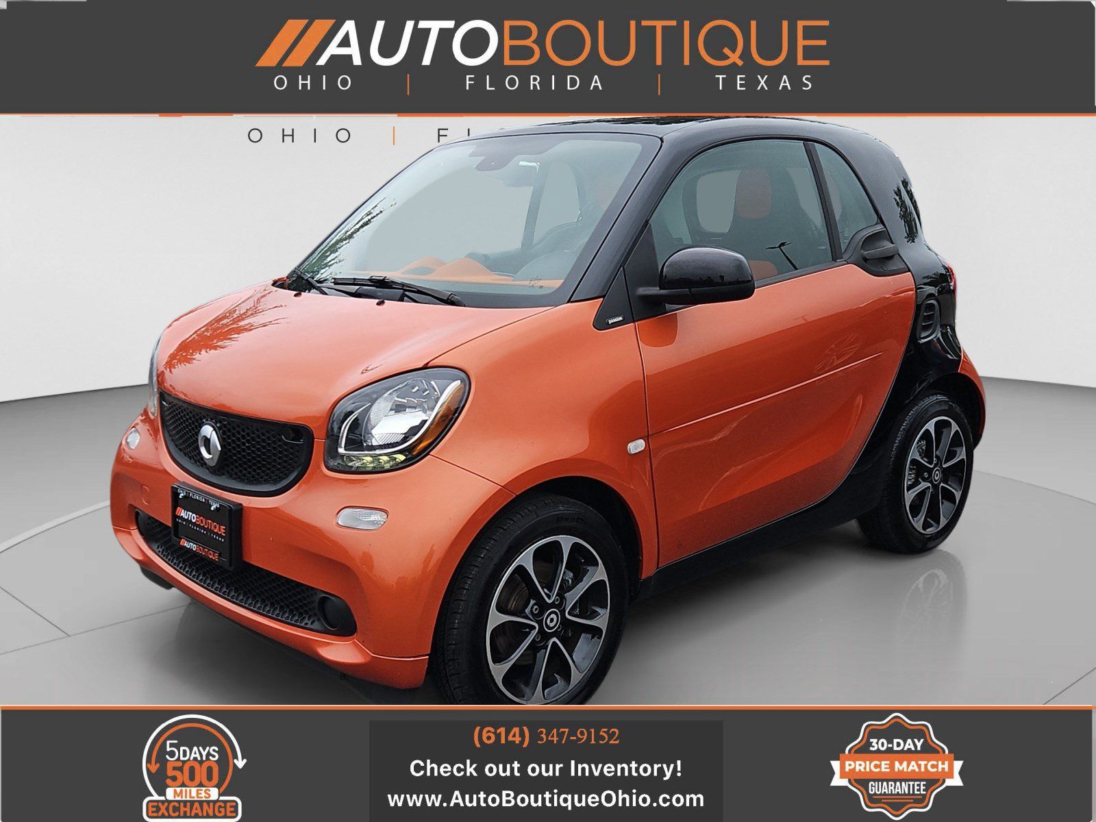 Used 2016 smart fortwo passion RWD image 1