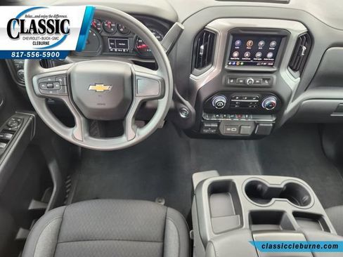 Used 2026 Chevrolet Silverado 1500 Custom w/ Turbomax Blackout Package AWD/4WD image 3