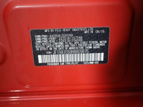 Used 2017 Subaru WRX Premium image 45