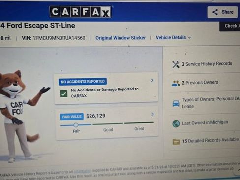 Used 2024 Ford Escape ST-Line w/ Tech Pack #1 AWD/4WD image 45