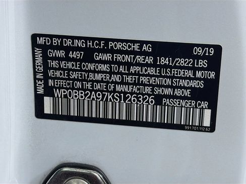 Certified 2019 Porsche 911 Targa 4 GTS AWD/4WD image 47