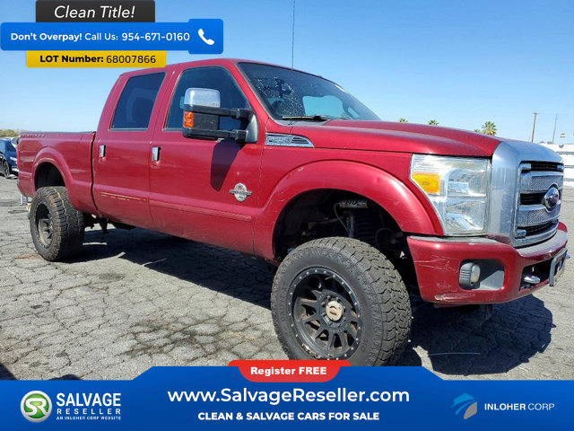 Used 2013 Ford F250 Platinum w/ FX4 Off Road Pkg AWD/4WD image 5