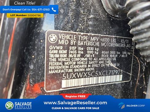 Used 2012 BMW X3 xDrive28i AWD/4WD image 17