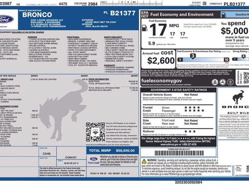 Used 2023 Ford Bronco Badlands AWD/4WD image 5