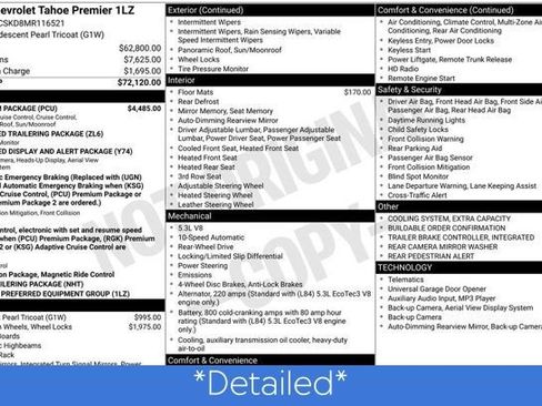 Used 2021 Chevrolet Tahoe Premier w/ Premium Package image 3