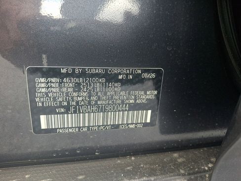 New 2026 Subaru WRX Premium image 20