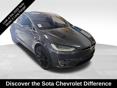 Used 2020 Tesla Model X Long Range AWD/4WD image 1
