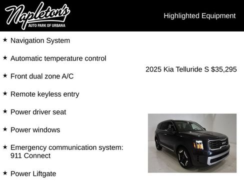 Used 2025 Kia Telluride S FWD image 15