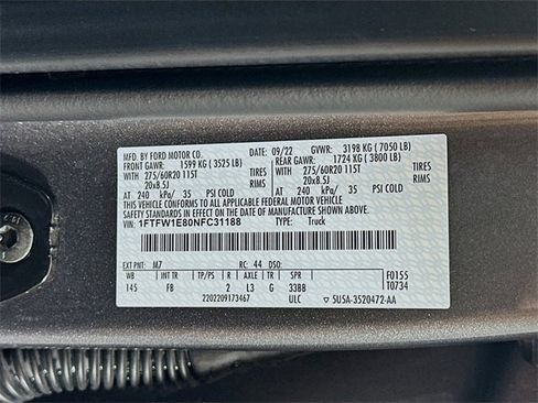 Used 2022 Ford F150 XLT w/ Equipment Group 302A High image 33