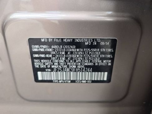 Used 2015 Subaru Forester 2.5i Touring w/ Eyesight & Navigation System AWD/4WD image 33