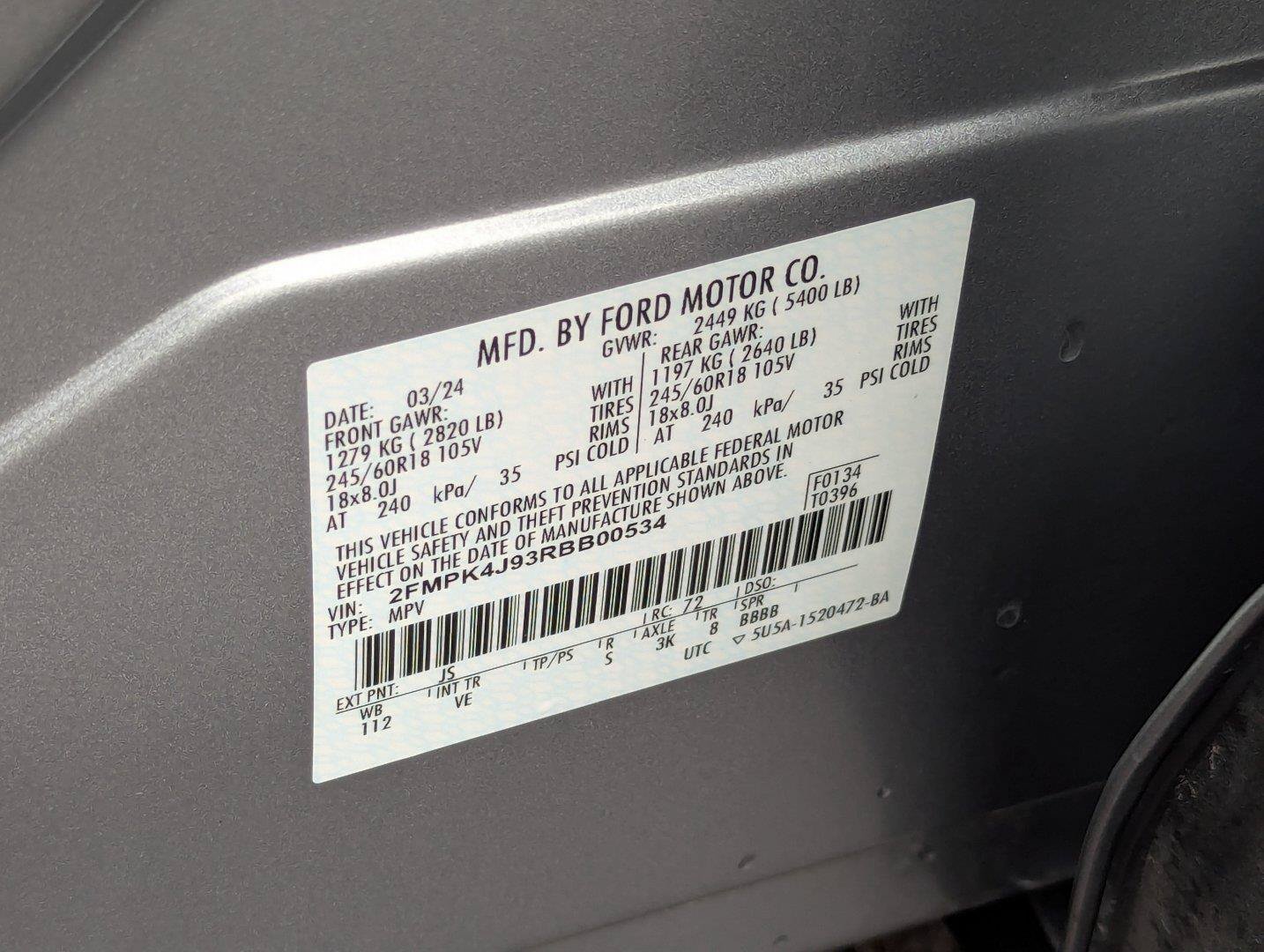 Used 2024 Ford Edge SEL AWD/4WD image 39