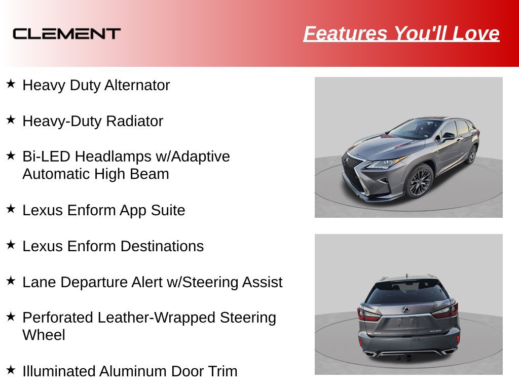 Used 2016 Lexus RX 350 F Sport w/ 3500 lbs Tow Prep Package AWD/4WD image 12