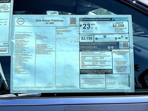 New 2026 Nissan Pathfinder SV image 13