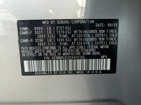 Used 2025 Subaru Ascent Touring AWD/4WD image 18