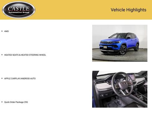 Used 2023 Jeep Compass Limited AWD/4WD image 3