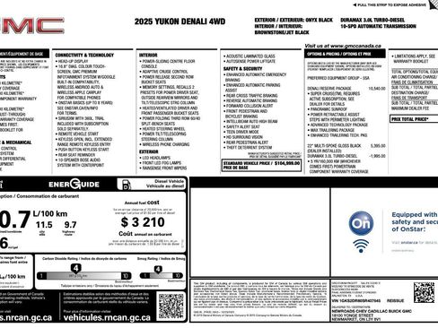 Used 2025 GMC Yukon Denali w/ Denali Reserve Package AWD/4WD image 9