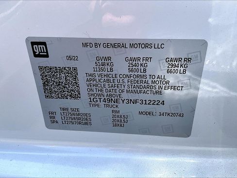 Used 2022 GMC Sierra 2500 SLT w/ SLT Premium Package AWD/4WD image 29