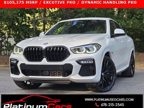 Used 2020 BMW X6 M50i w/ Executive Package image 1