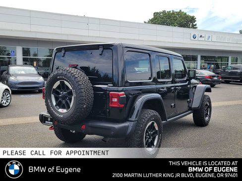 Used 2021 Jeep Wrangler Unlimited Rubicon w/ Uconnect 4C Nav & Sound Group AWD/4WD image 3