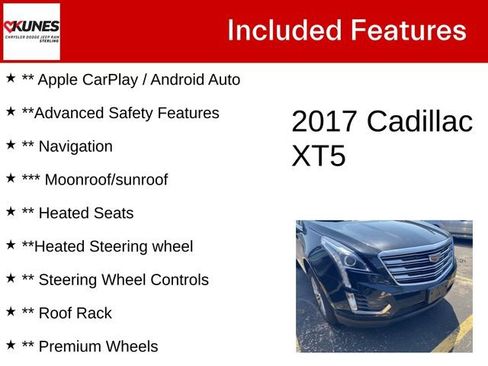 Used 2017 Cadillac XT5 Luxury w/ Driver Awareness Package AWD/4WD image 4