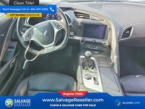 Used 2019 Chevrolet Corvette Stingray Coupe w/ Carbon Flash Badge Package RWD image 11