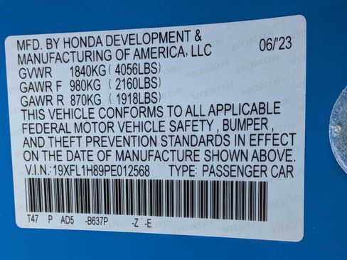 Certified 2023 Honda Civic Sport Touring image 31