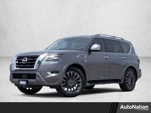 Used 2022 Nissan Armada Platinum w/ Captain's Chairs Package AWD/4WD image 1