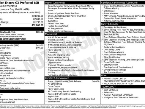 New 2026 Buick Encore GX Preferred w/ Comfort Package image 26