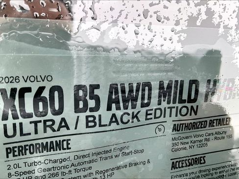 New 2026 Volvo XC60 B5 Ultra w/ Protection Package Premier image 9