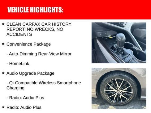 Certified 2024 Toyota Camry SE w/ Audio Upgrade Package FWD image 18
