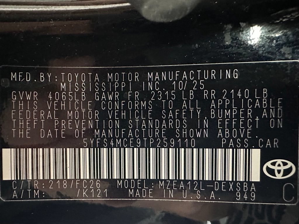Used 2026 Toyota Corolla SE FWD image 11