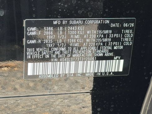 New 2026 Subaru Forester Touring AWD/4WD image 30