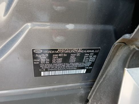 Used 2020 Hyundai Santa Fe SE FWD image 39