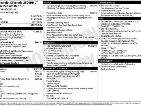 Used 2016 Chevrolet Silverado 2500 LT w/ LT Convenience Package AWD/4WD image 1
