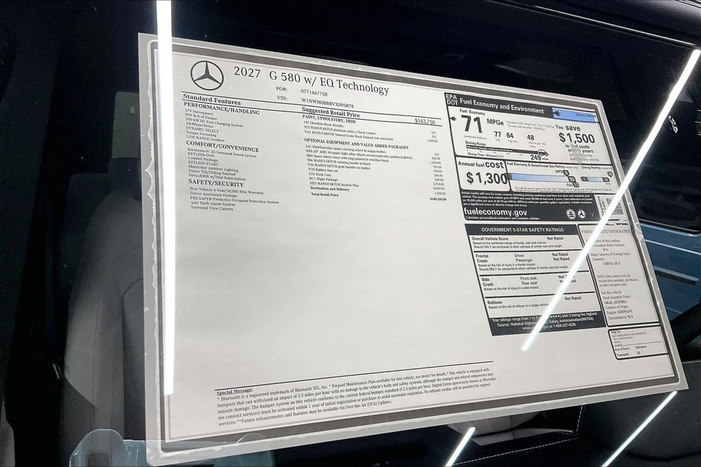 New 2027 Mercedes-Benz G 580 e image 13