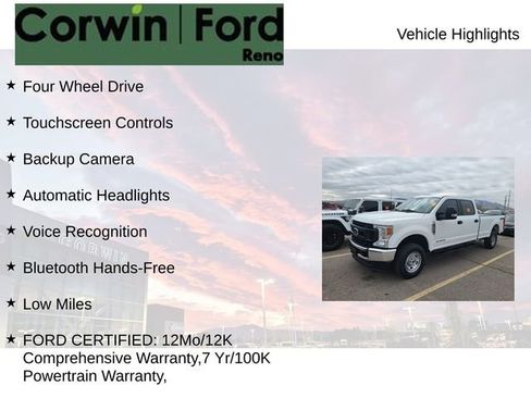 Used 2022 Ford F250 XL w/ Power Equipment Group image 7