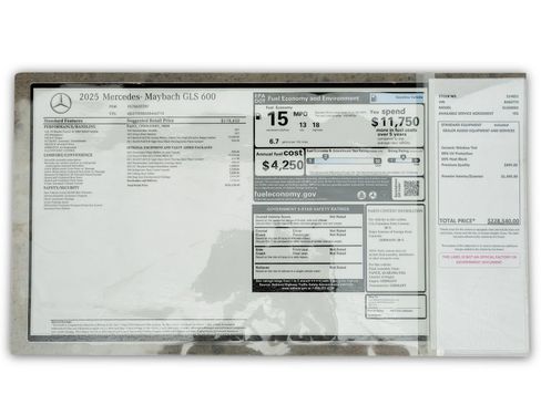 Used 2025 Mercedes-Benz Maybach GLS 600 4MATIC image 64