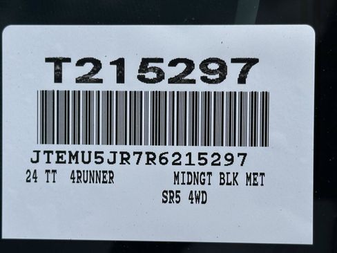Certified 2024 Toyota 4Runner SR5 AWD/4WD image 15