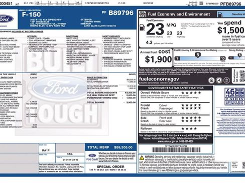 Used 2023 Ford F150 XLT w/ Equipment Group 302A High image 61