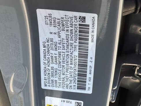 Certified 2026 Honda Civic Sport image 28