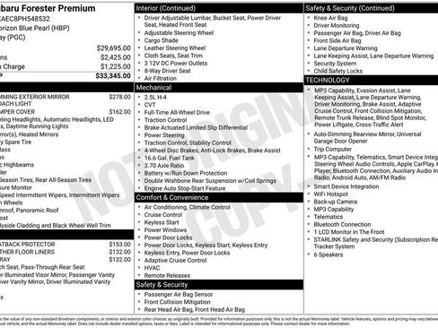 Used 2023 Subaru Forester Premium AWD/4WD image 2