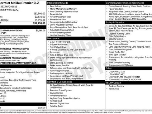 Used 2022 Chevrolet Malibu Premier image 34