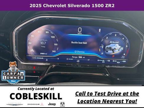 Used 2025 Chevrolet Silverado 1500 ZR2 w/ Technology Package AWD/4WD image 23