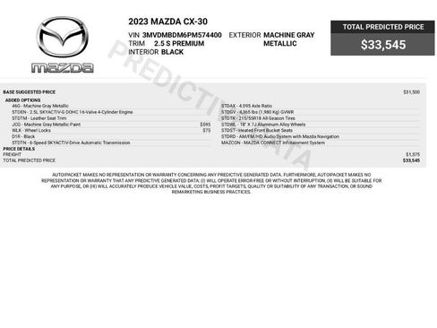 Used 2023 MAZDA CX-30 AWD 2.5 S w/ Premium Package image 2