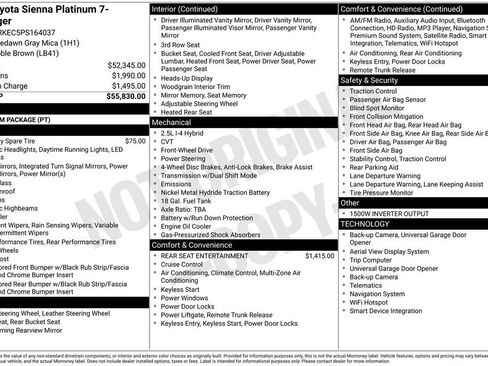 Used 2023 Toyota Sienna Platinum image 8