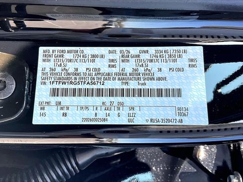 New 2026 Ford F150 Raptor AWD/4WD image 13